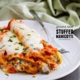 Ground Beef Stuffed Manicotti Recipe