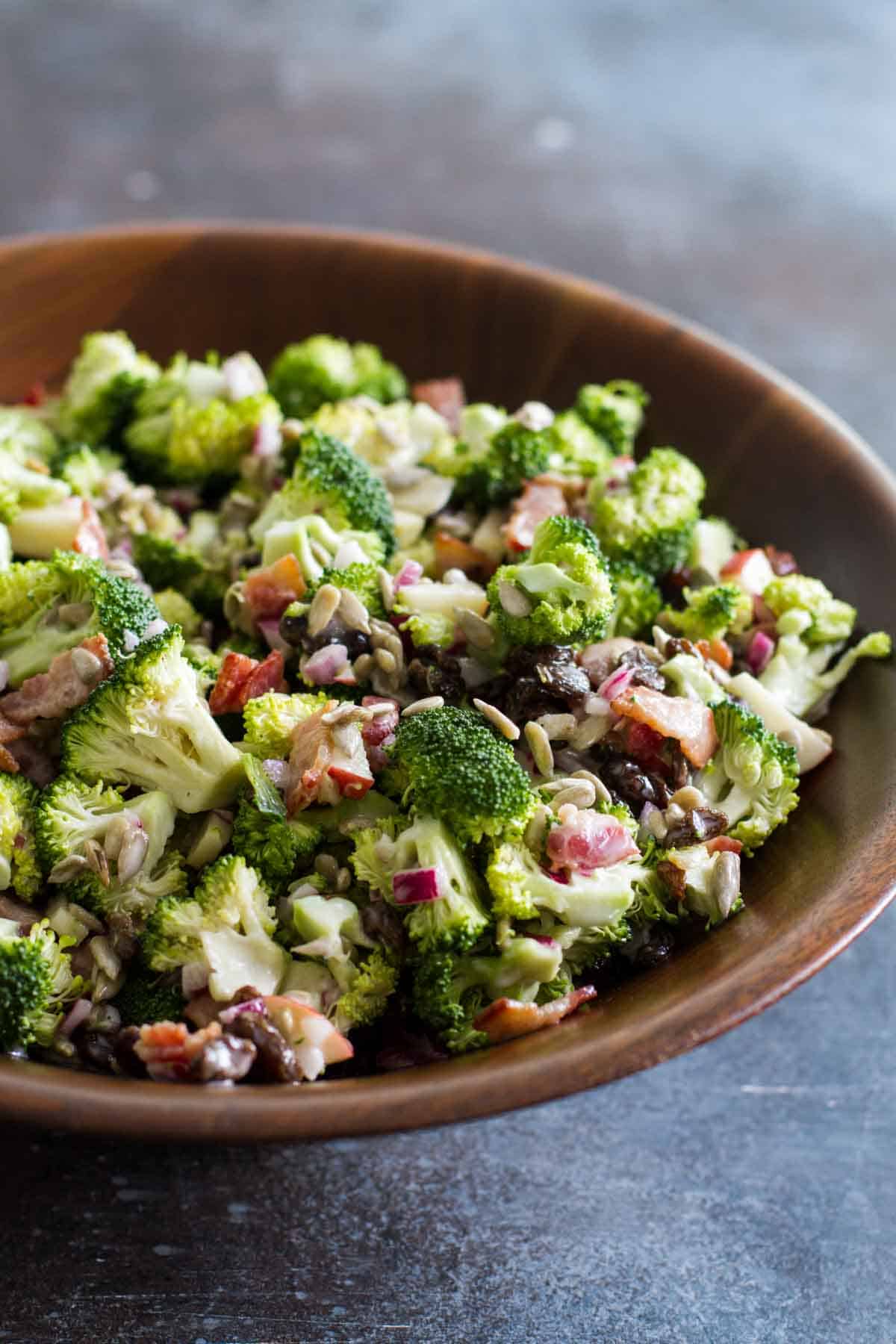 Classic Broccoli Salad Recipe with Bacon - Taste and Tell