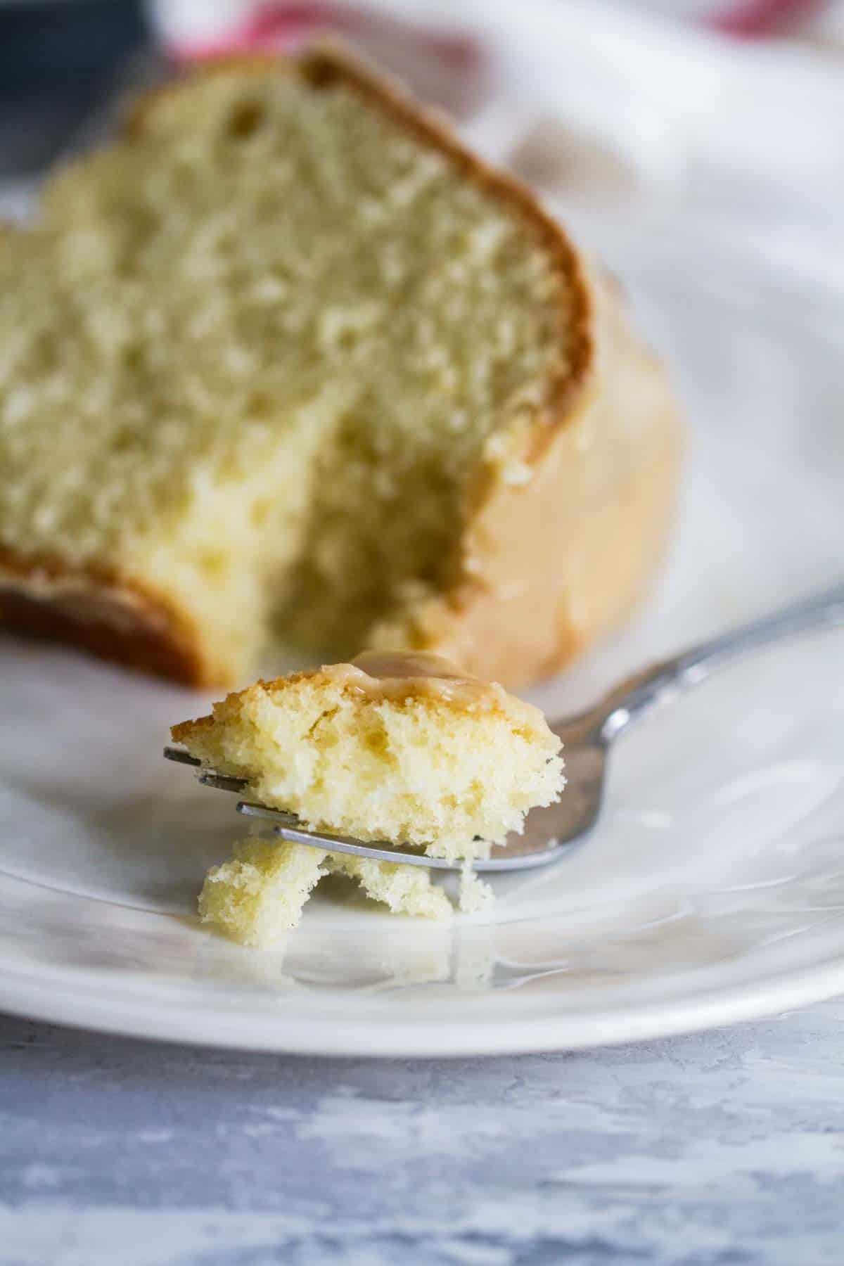 Texture of Buttermilk Pound Cake