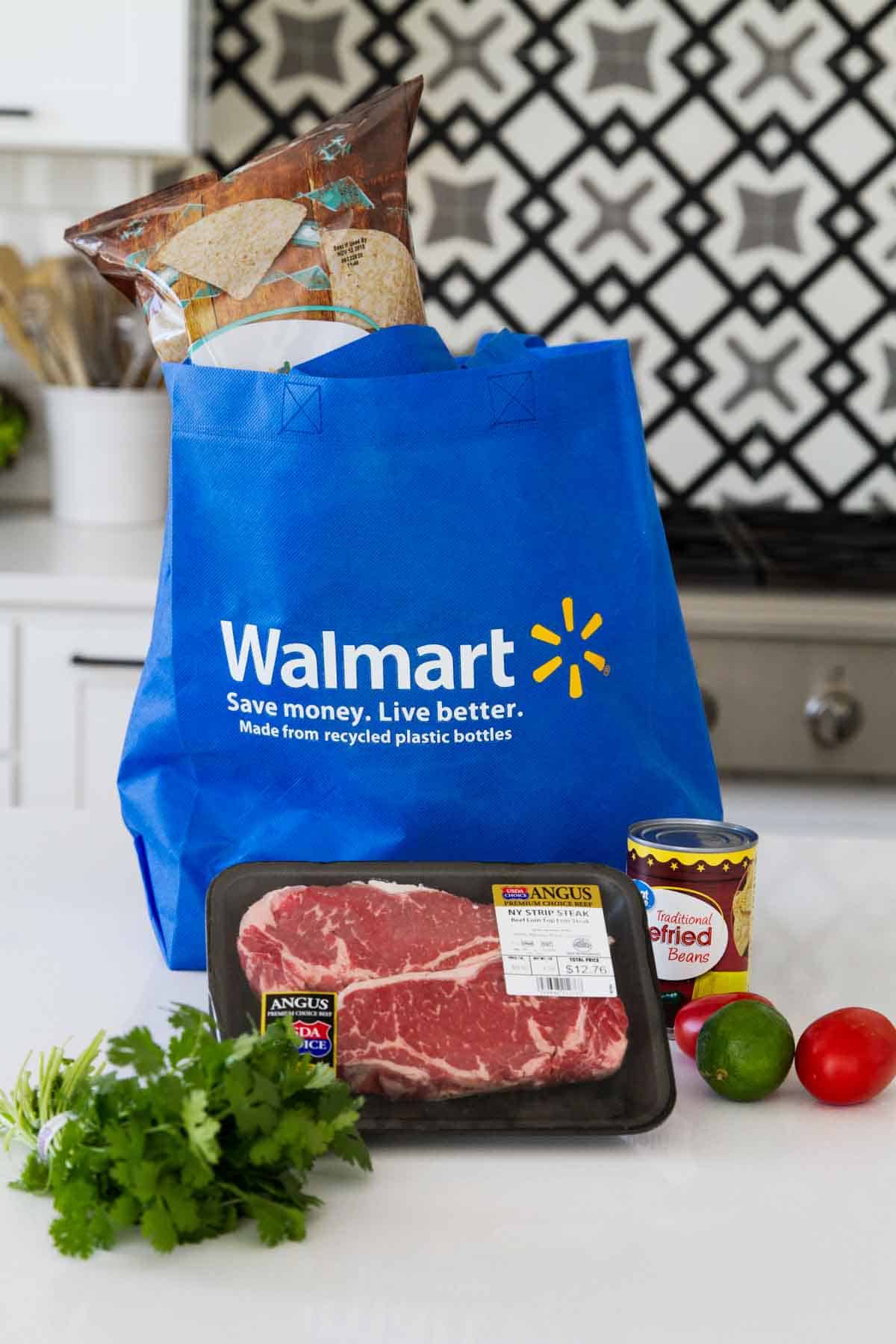 Ingredients for Sheet Pan Steak Nachos Supreme