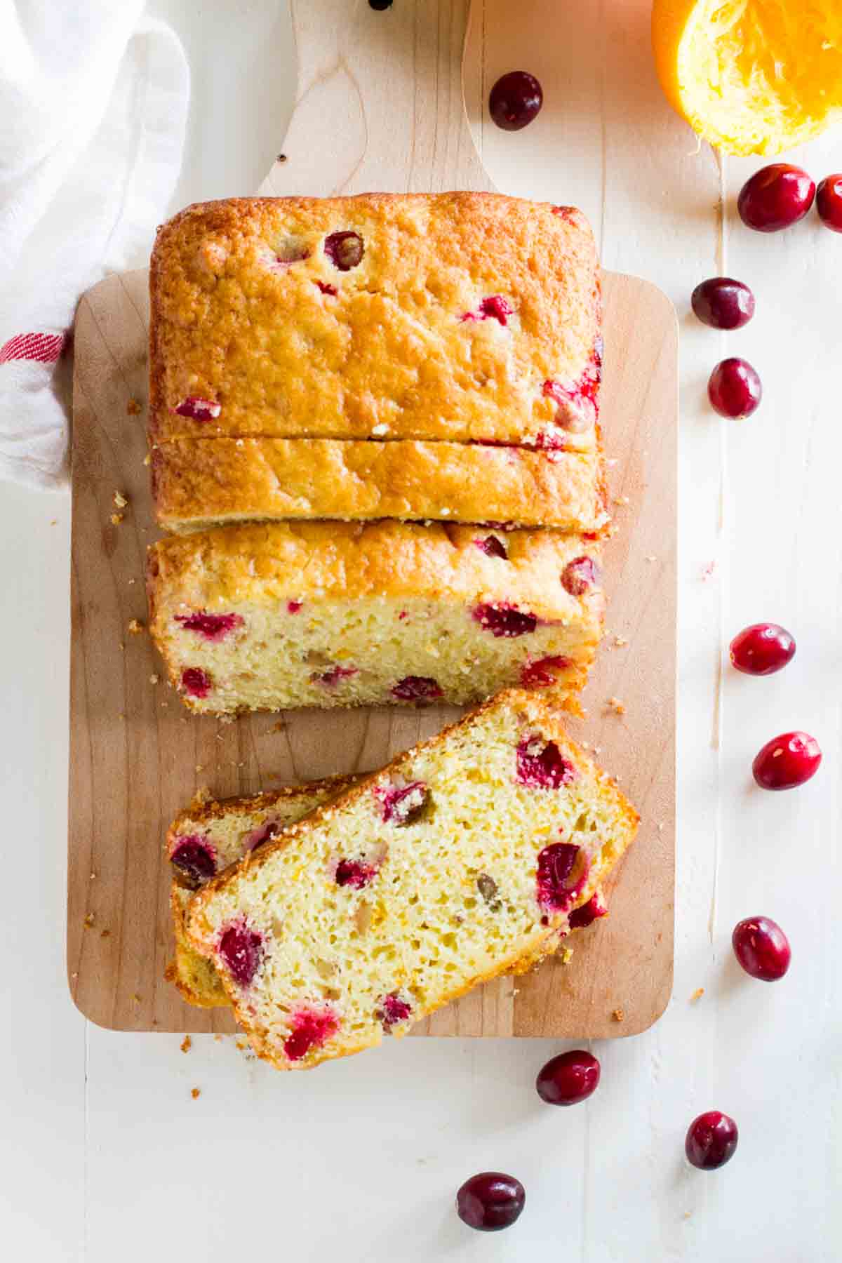 Cranberry Orange Bread - Easy Cranberry Bread - Taste and Tell