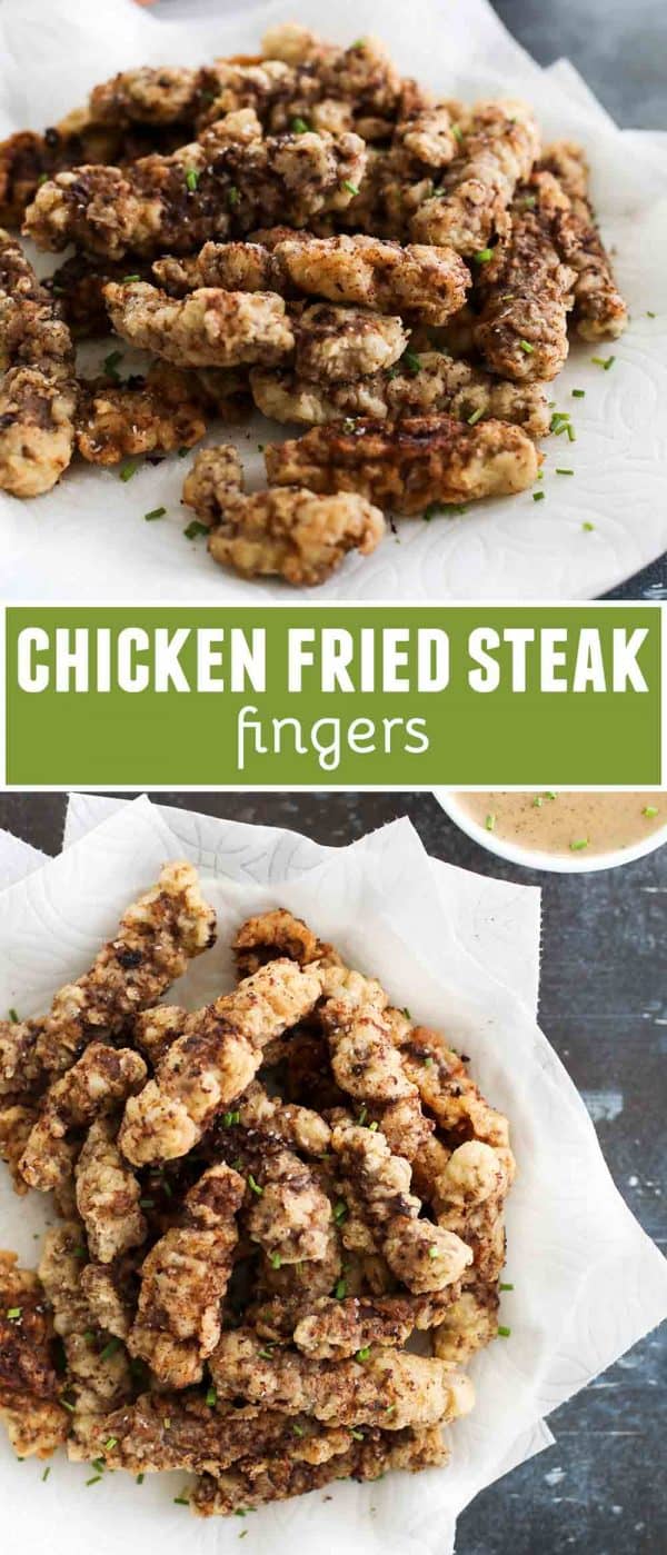 Homemade Chicken Fried Steak Fingers with Gravy - Taste and Tell