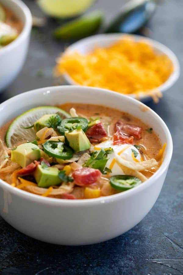 Creamy Chicken Tortilla Soup Recipe - Taste and Tell