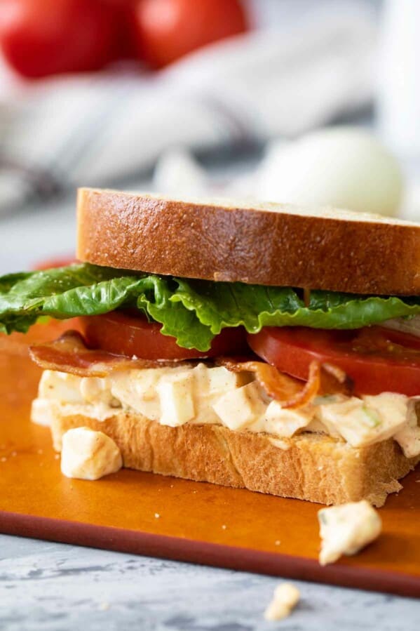 Easy Egg Salad BLTs Recipe - Can Make Ahead - Taste and Tell