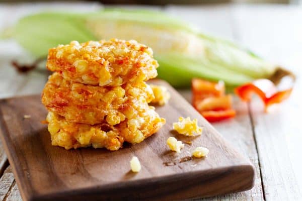 Cheddar Corn Fritters With Fresh Corn Taste And Tell