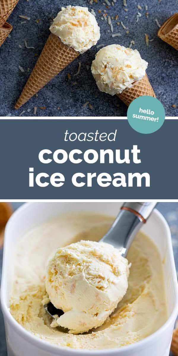 Toasted Coconut Ice Cream Recipe - Taste and Tell