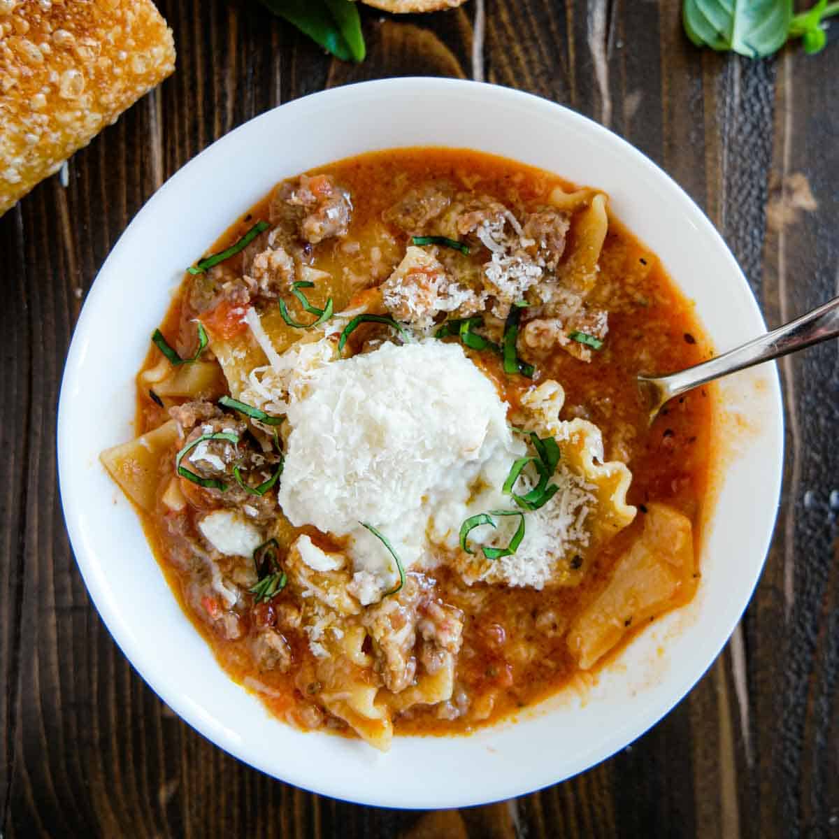 Lasagna Soup Recipe - Taste and Tell