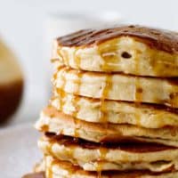 Apple Pancakes on a Plate