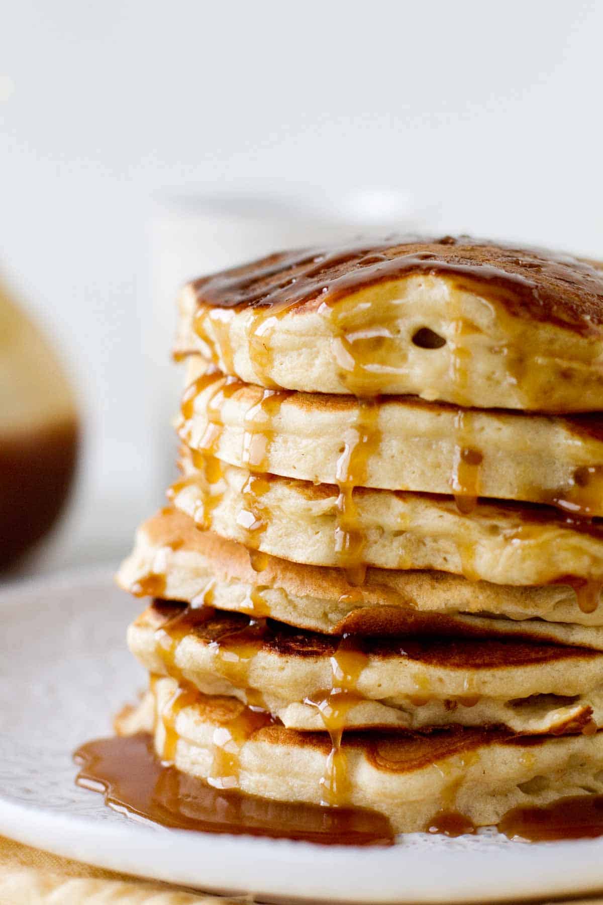 Apple Pancakes on a Plate