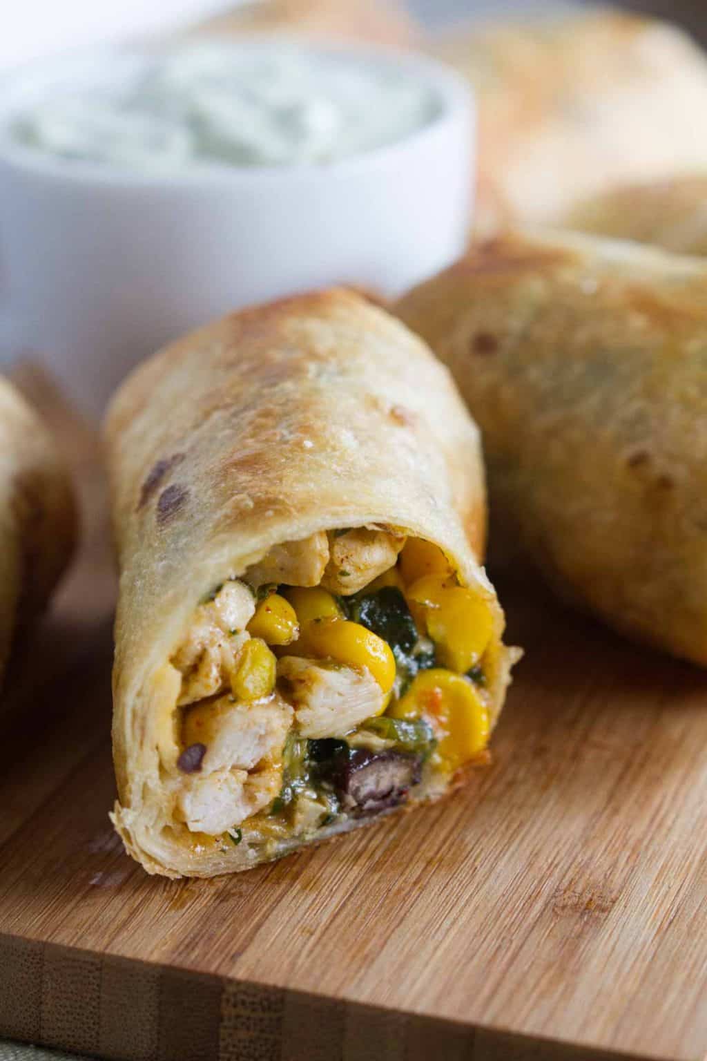 Southwest Egg Rolls - Taste and Tell