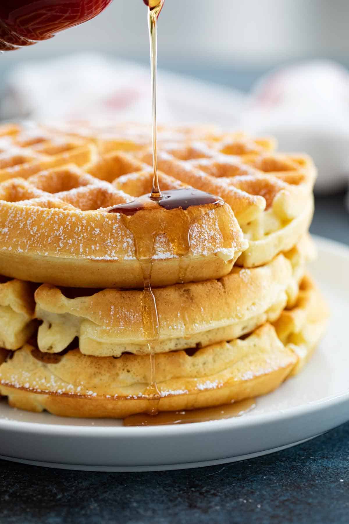 From Scratch Best Waffle Recipe - Taste and Tell