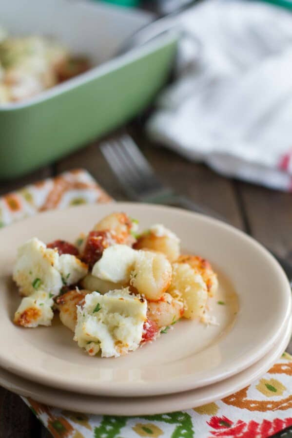 Baked Gnocchi with Ricotta - Under 30 Minutes! - Taste and Tell