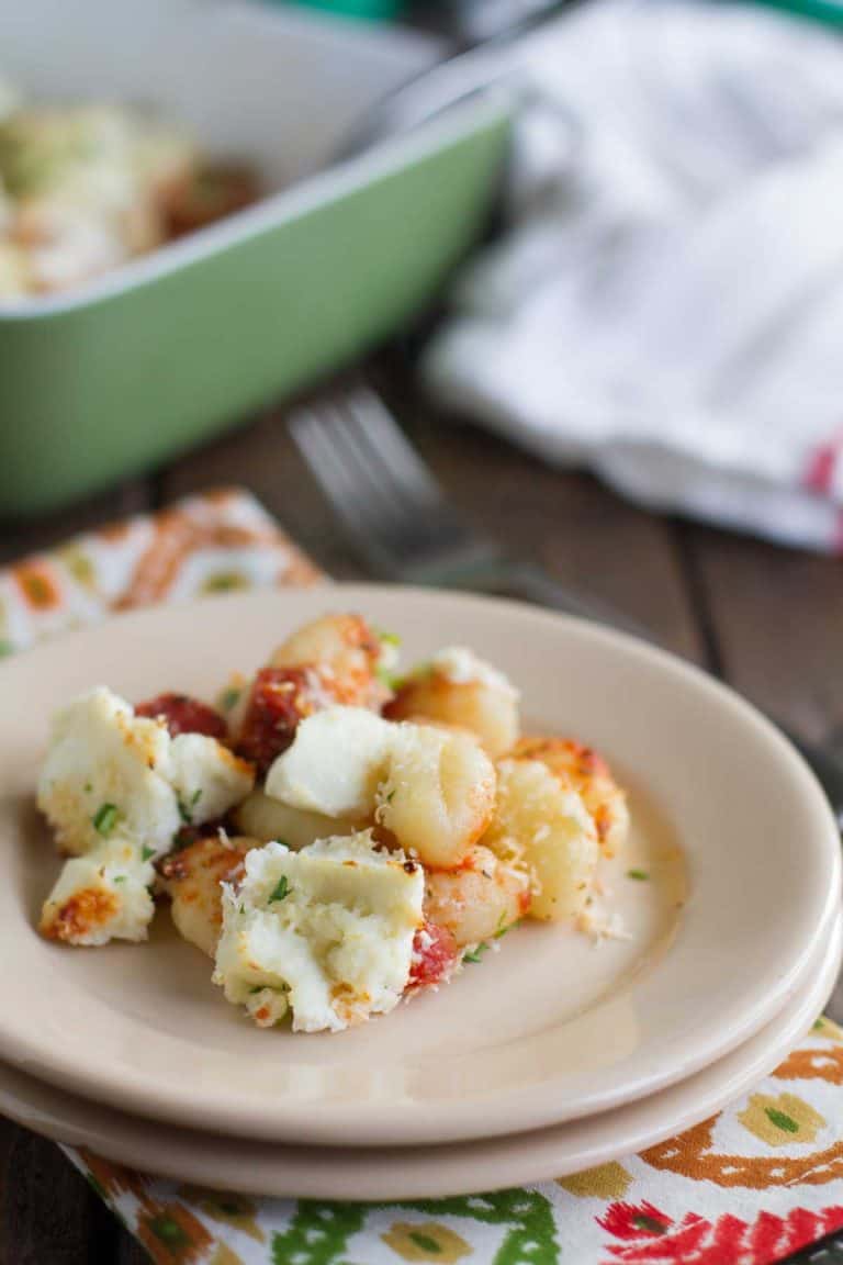 Baked Gnocchi With Ricotta - Under 30 Minutes! - Taste And Tell