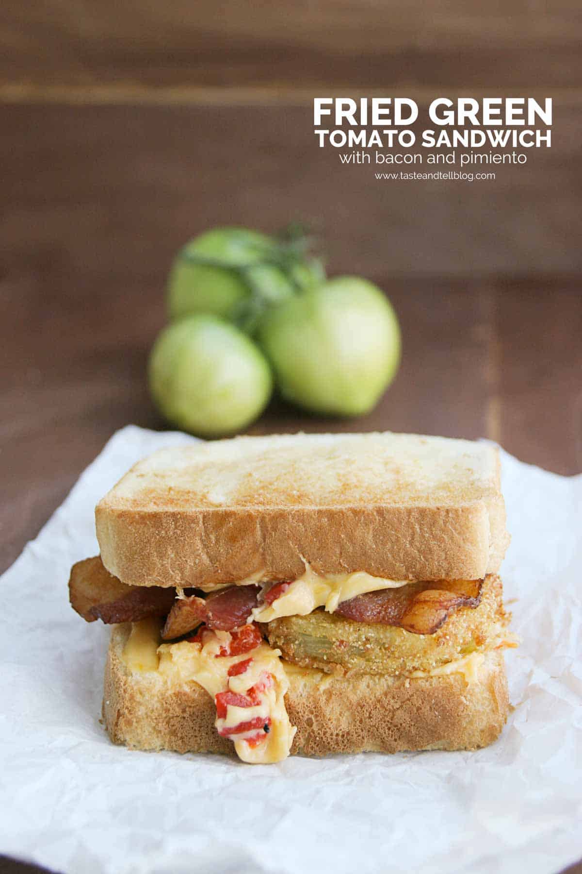 Fried Green Tomato Sandwich With Bacon And Pimiento Taste And Tell