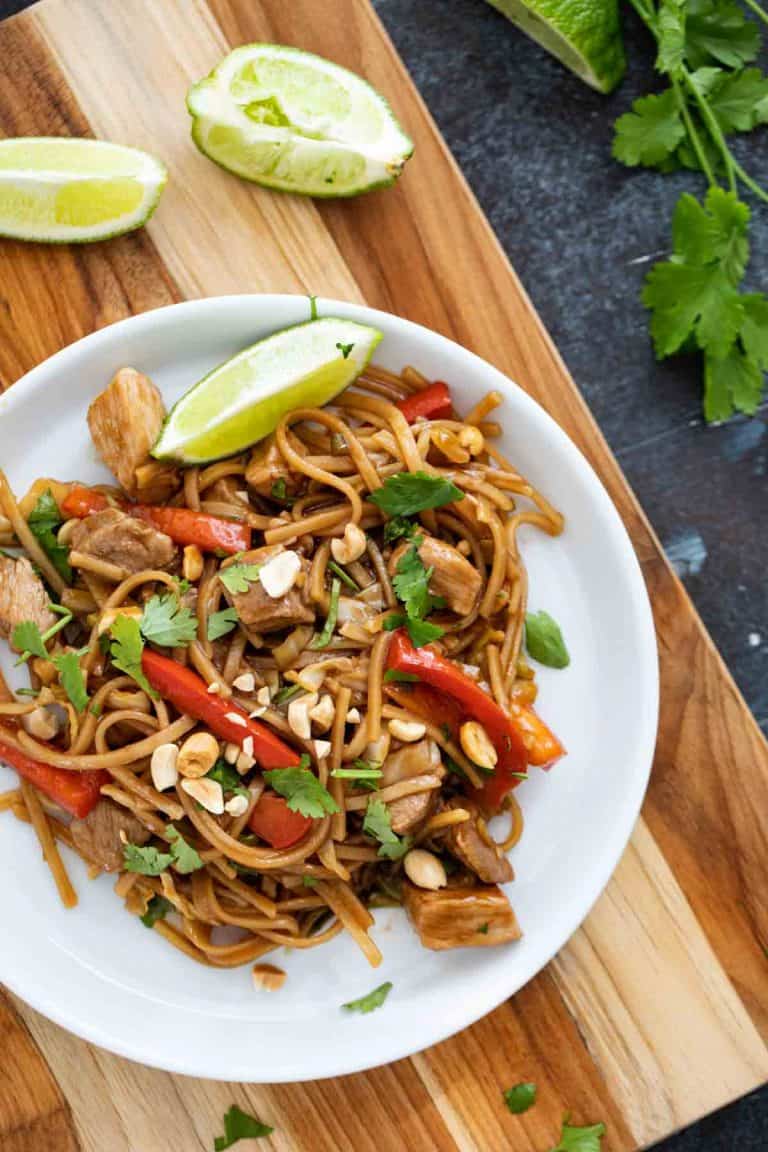 Pork Stir Fry Recipe with Rice Noodles - Taste and Tell