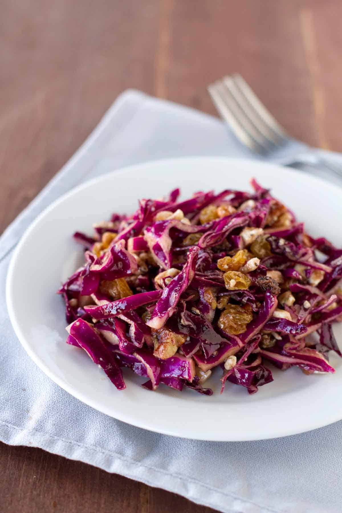 Red Cabbage Salad Taste And Tell