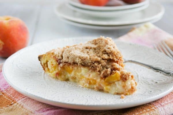 Sour Cream Peach Pie from Scratch - Taste and Tell