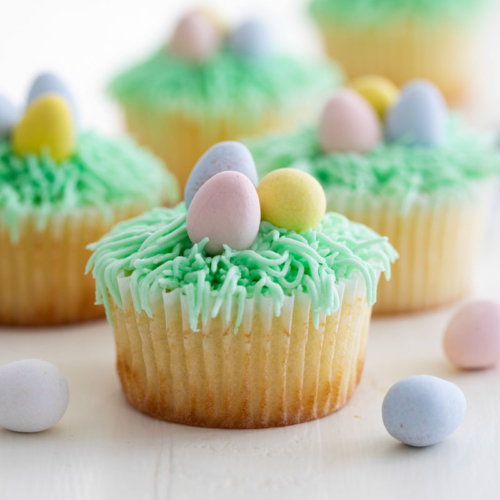 Easter Cupcakes - Decorated Lemon Cupcakes - Taste and Tell