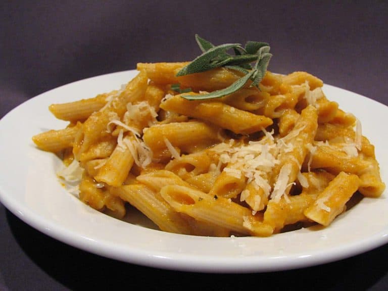 Penne with Pumpkin Pasta Sauce - Taste and Tell