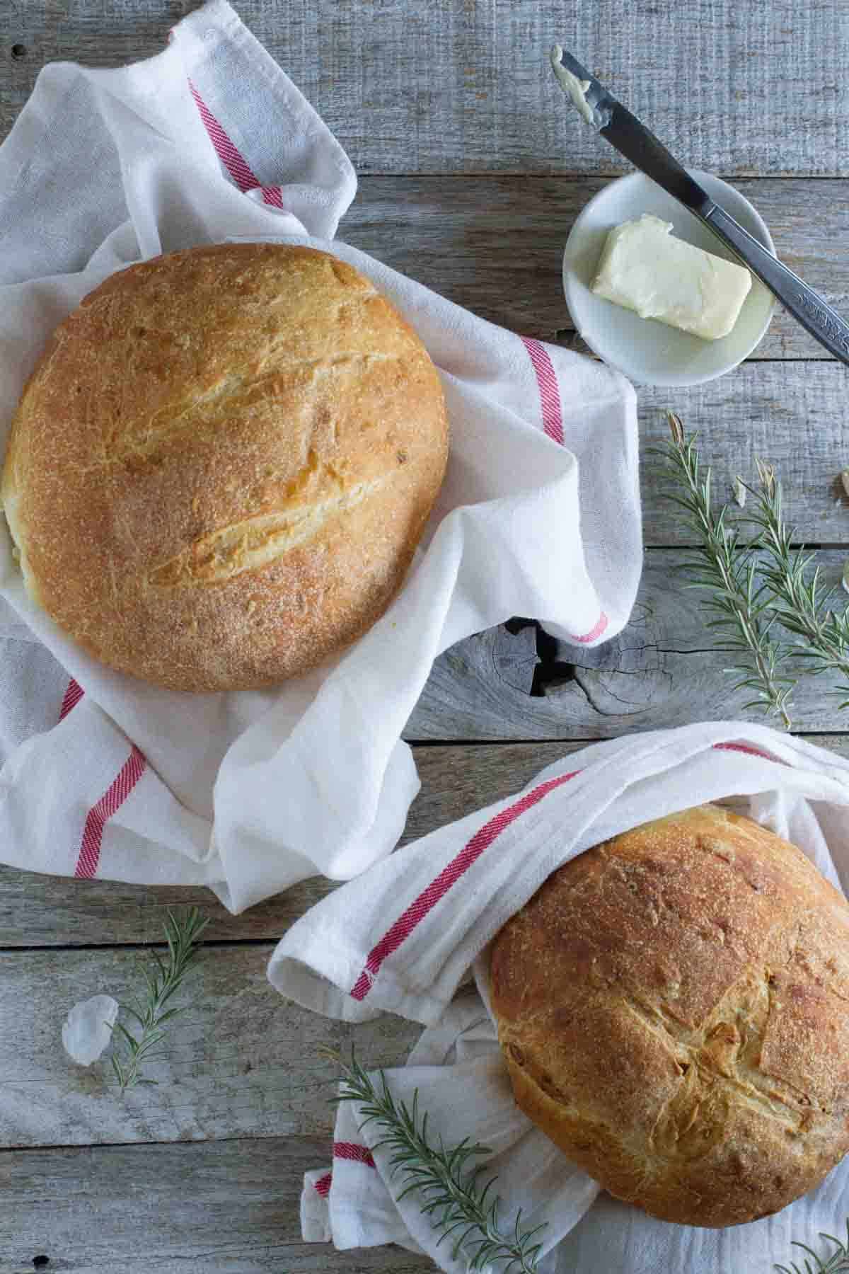 Potato Rosemary Bread - Brown Eyed Baker