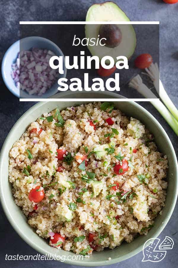 Quinoa Salad Recipe with Citrus Dressing - Taste and Tell