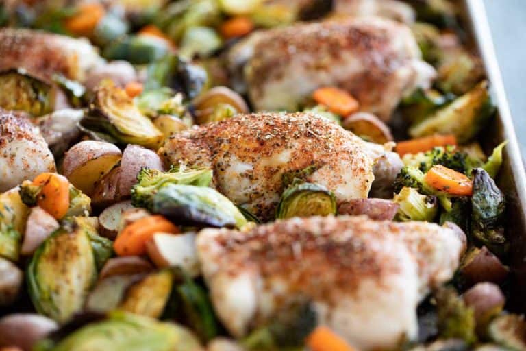 Roasted Chicken and Vegetables Recipe - Taste and Tell