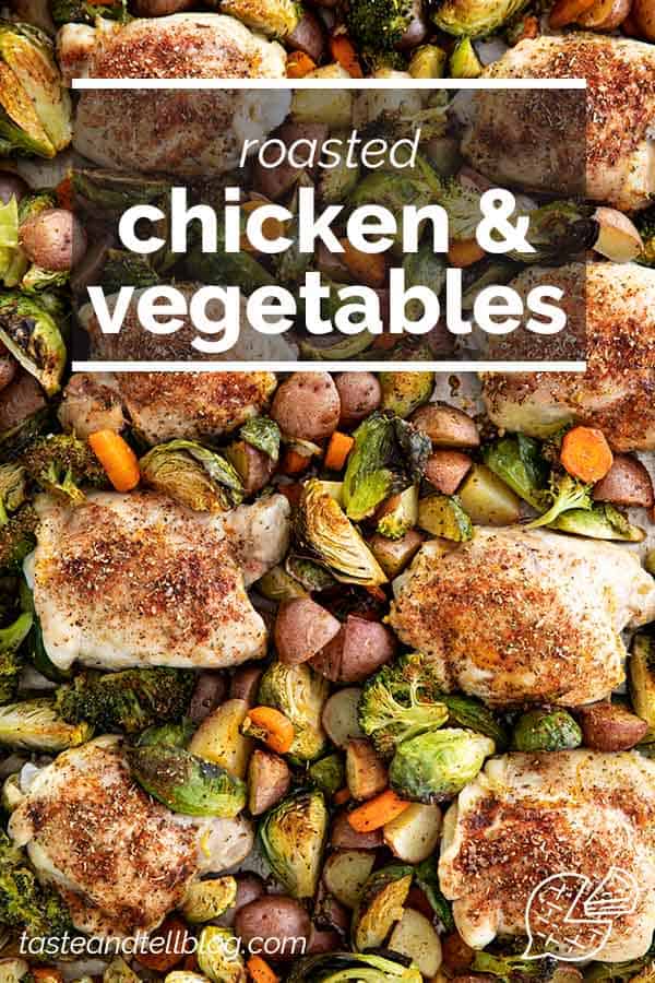 Roasted Chicken and Vegetables Recipe - Taste and Tell