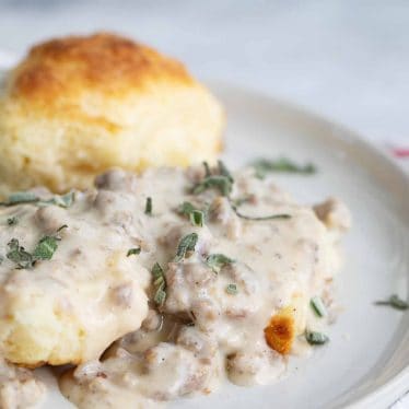 Homemade Biscuits and Sausage Gravy Recipe - Taste and Tell