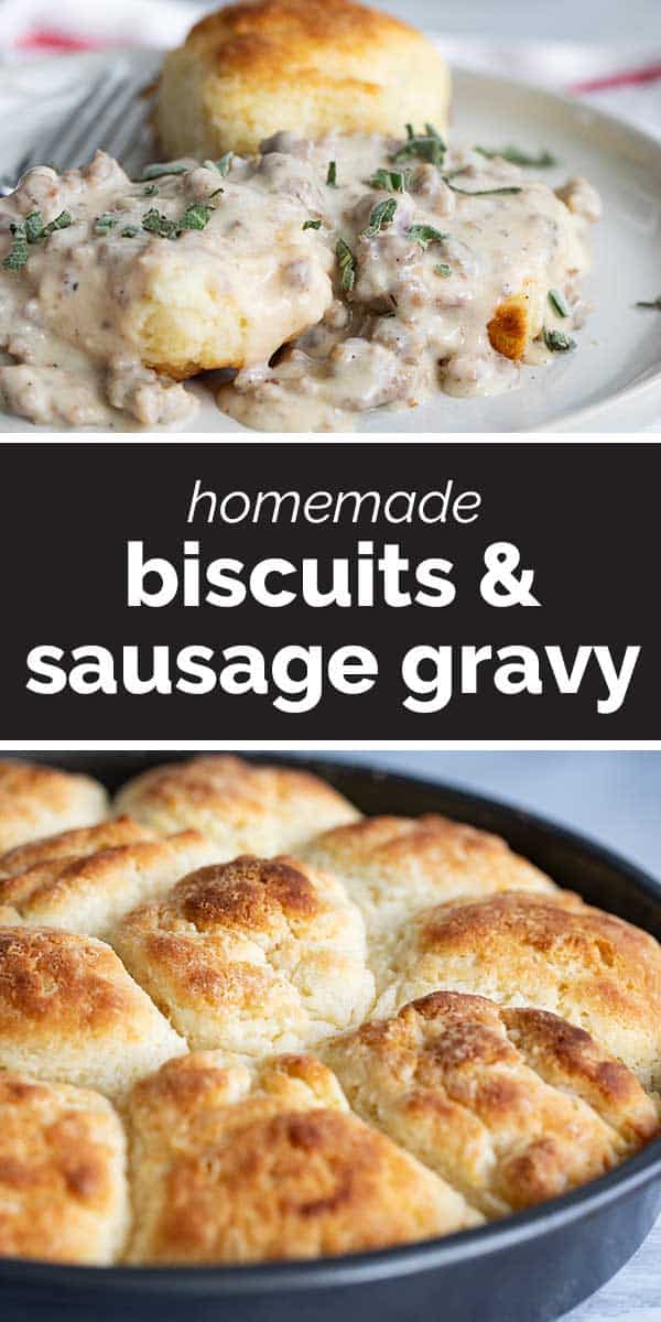 Homemade Biscuits and Sausage Gravy Recipe - Taste and Tell