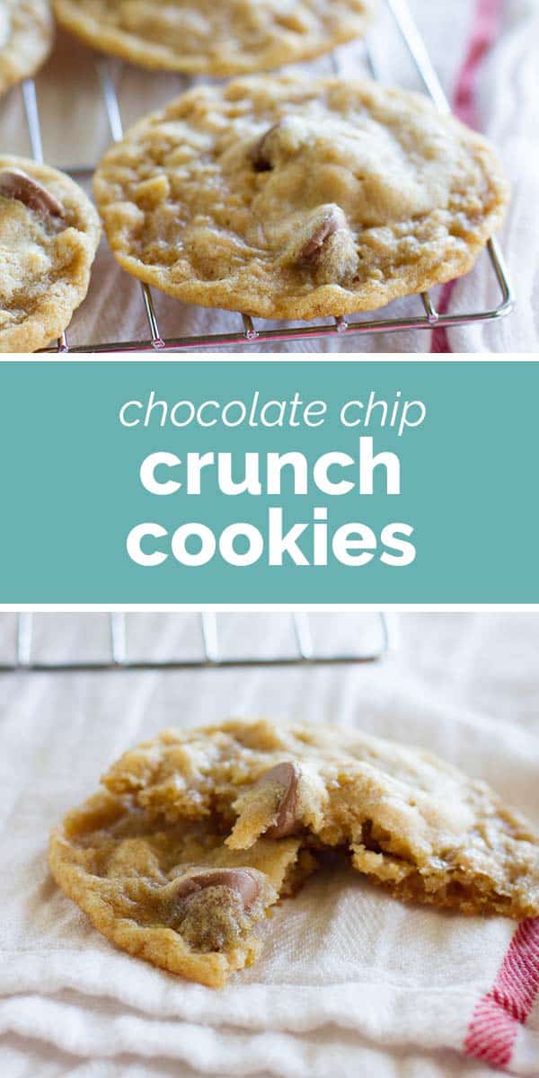 Chocolate Chip Crunch Cookies - Taste and Tell