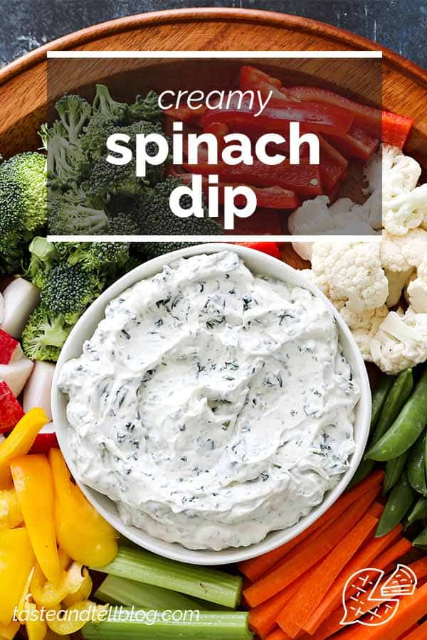 Easy Spinach Dip Recipe - Taste and Tell