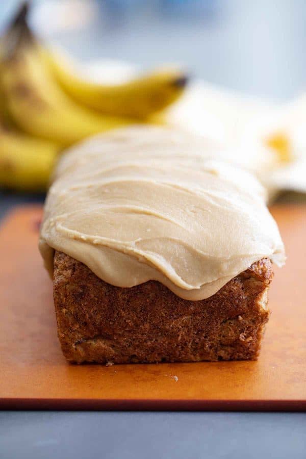 Banana Bread Recipe With Caramel Icing - Taste And Tell