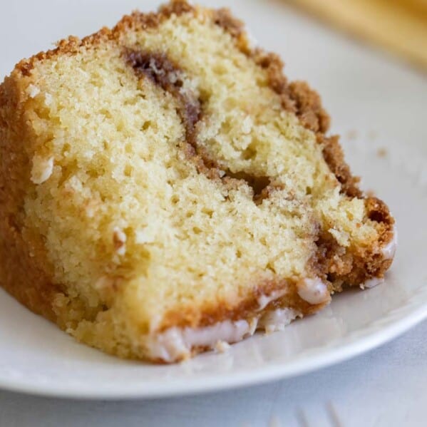 Sour Cream Coffee Cake - Tender and Moist - Taste and Tell