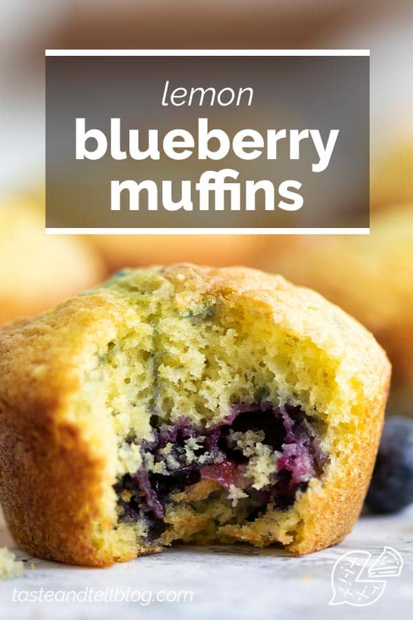 Easy Lemon Blueberry Muffins from a Cake Mix - Taste and Tell