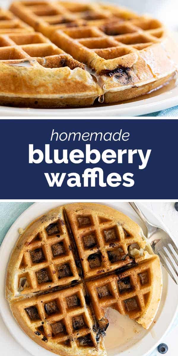Homemade Blueberry Waffles Recipe - Taste and Tell