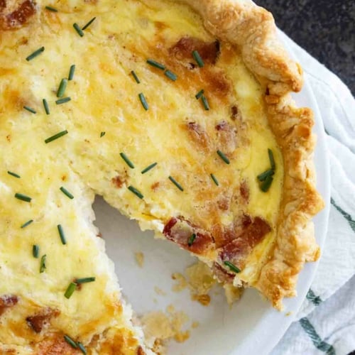 Classic Quiche Lorraine - Taste and Tell