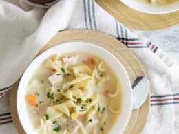 Quick and Easy Turkey Noodle Soup • Salt & Lavender