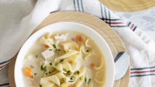 Quick and Easy Turkey Noodle Soup • Salt & Lavender