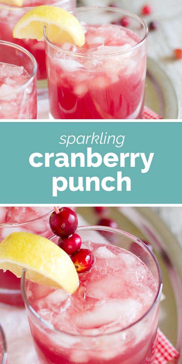 Sparkling Cranberry Punch - Taste and Tell
