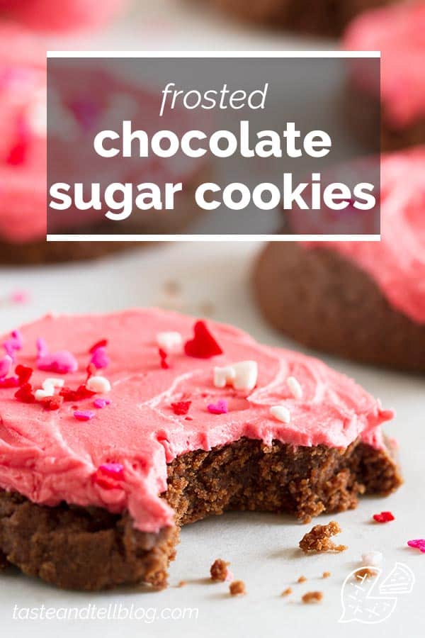 Chocolate Sugar Cookies - Taste and Tell