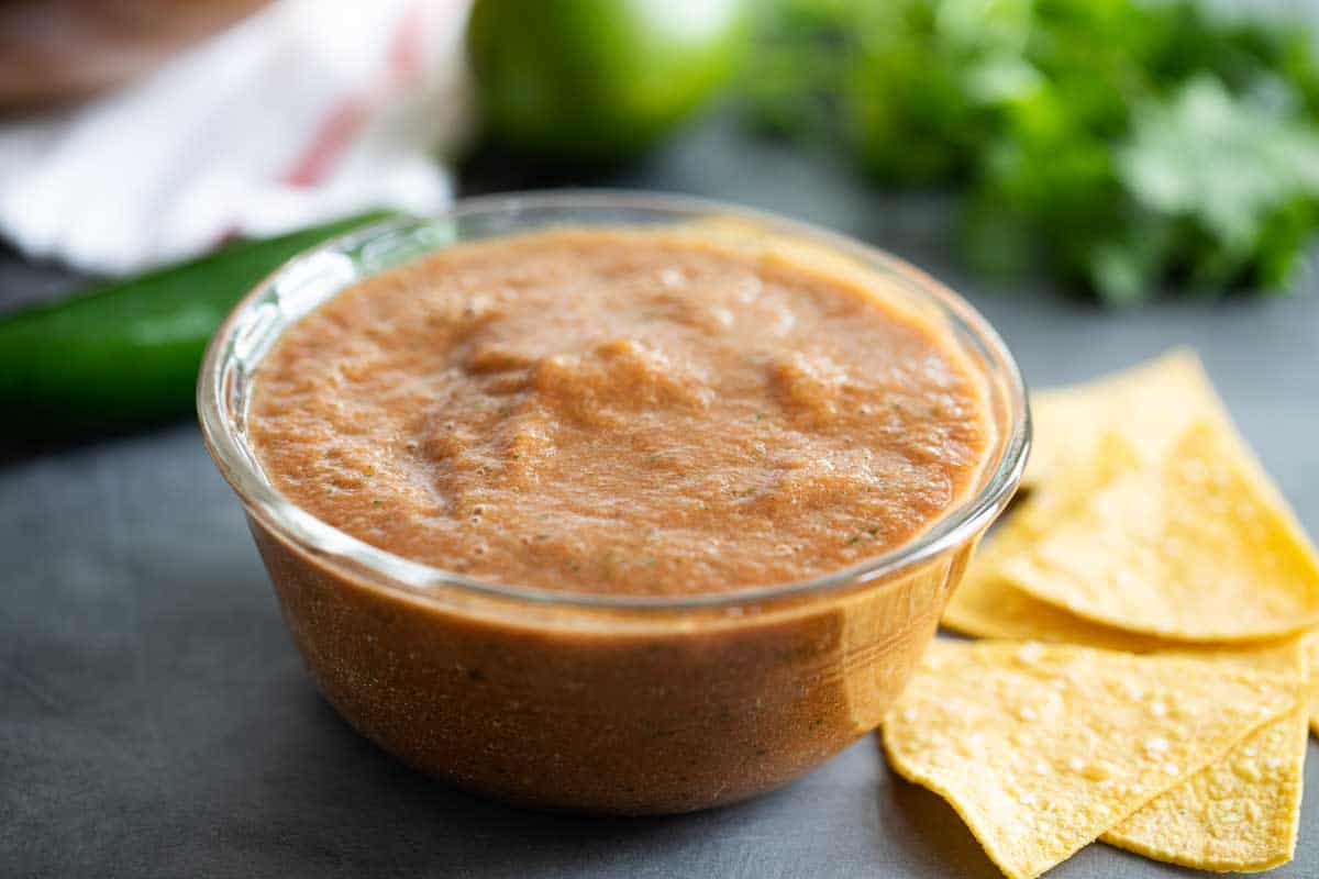 Easy to make Dump Salsa - Dump it in the blender and you're done!