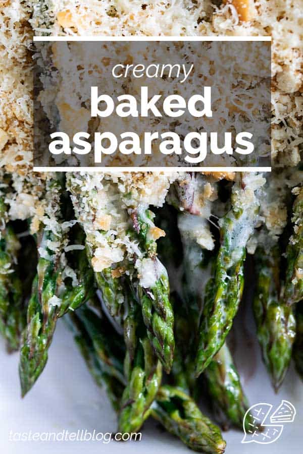 Easy Creamy Baked Asparagus Recipe - Taste and Tell