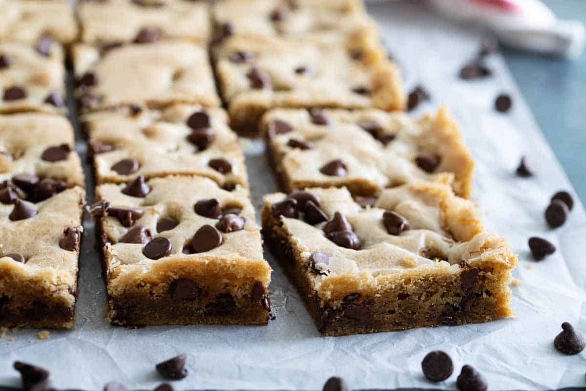 chocolate chip cookie bars the kitchen