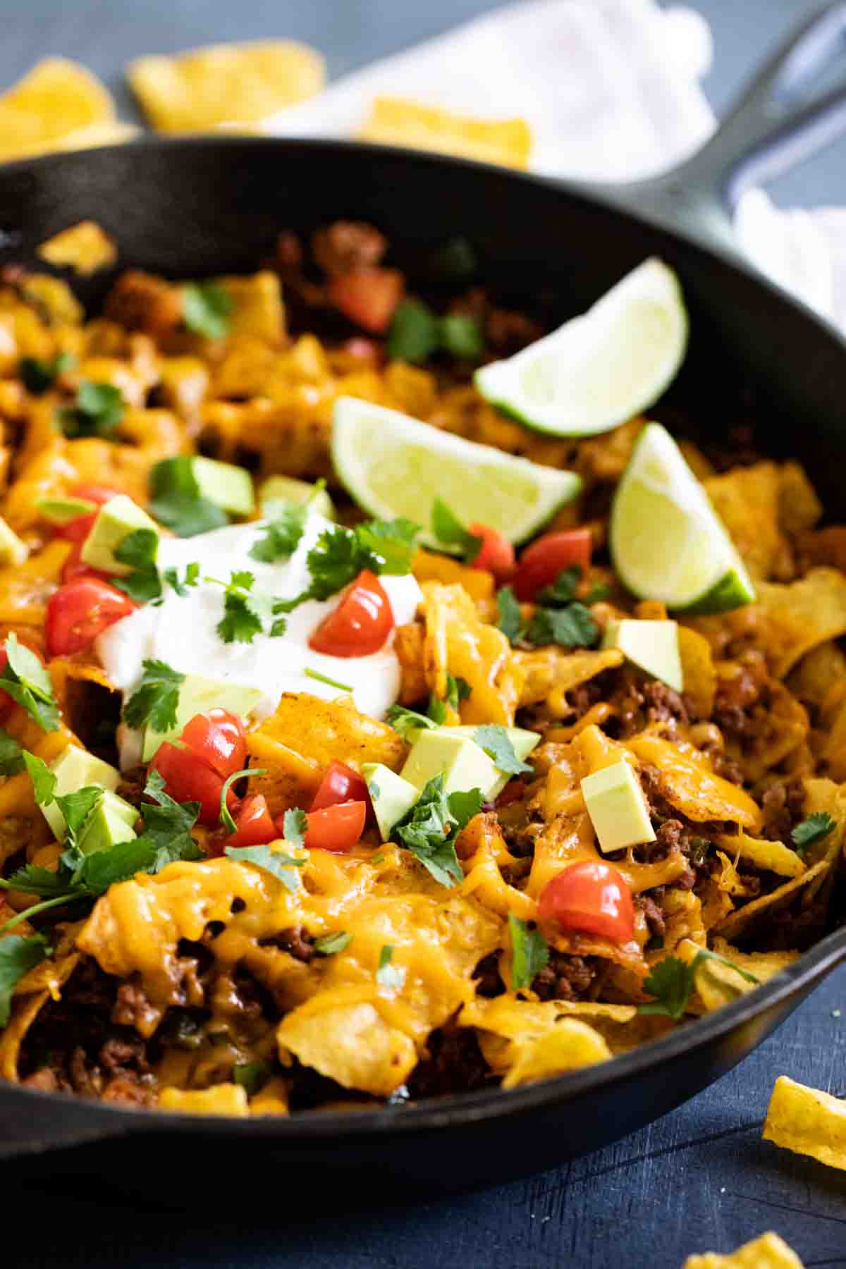 Loaded Beef Taco Skillet - Dash of Mandi