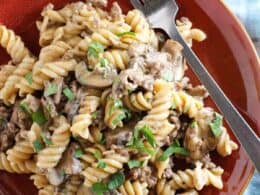 Julie's eats and discount treats hamburger stroganoff