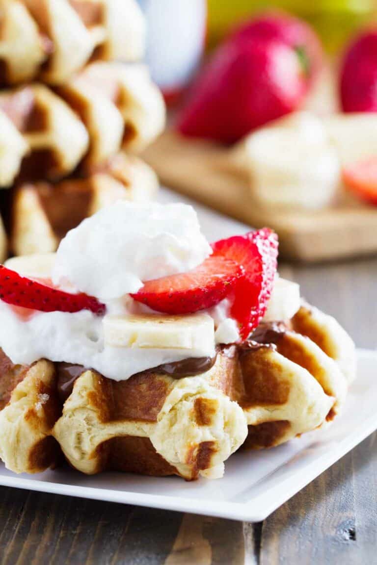 Liege Waffles Recipe From Scratch - Taste and Tell