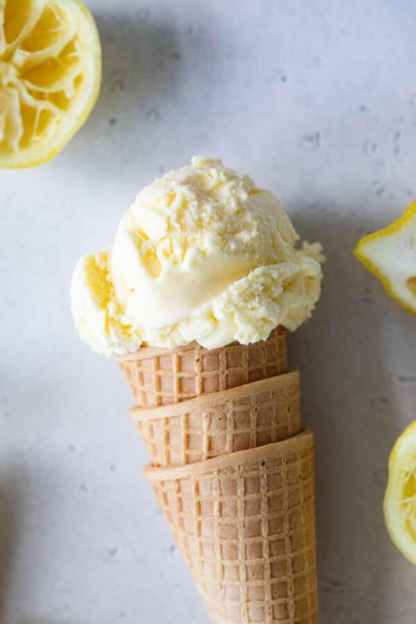 Fresh Lemon Ice Cream Recipe - Taste And Tell