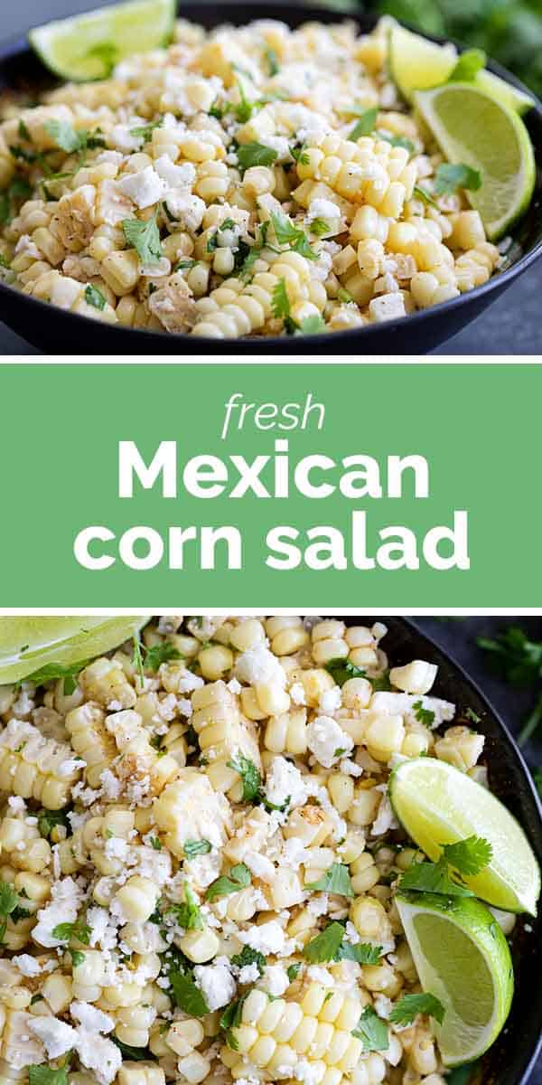 Mexican Corn Salad with Fresh Corn - Taste and Tell