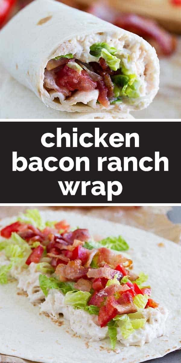 Chicken Bacon Ranch Wraps - Taste and Tell