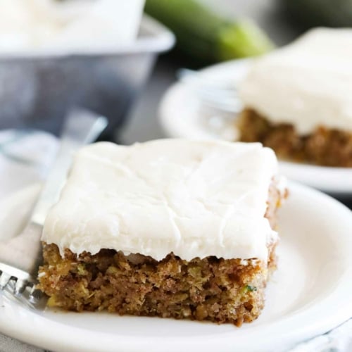 Zucchini Cake with Cream Cheese Frosting - Taste and Tell